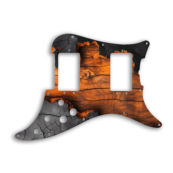 Fender Lead III Custom Pickguard Scratchplate Wood Design