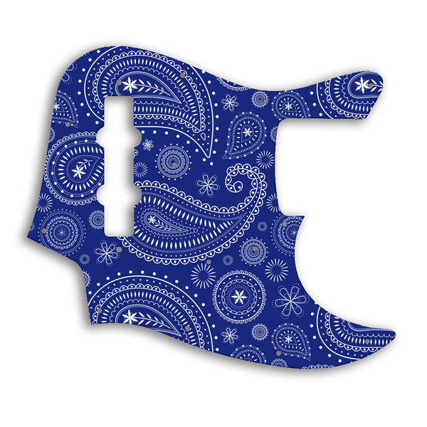 Fender Made In Japan Jazz Bass Custom Pickguard Scratchplate Paisley Design