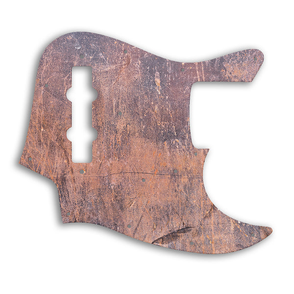 Fender Made In Japan Jazz Bass Custom Pickguard Scratchplate Rust Design