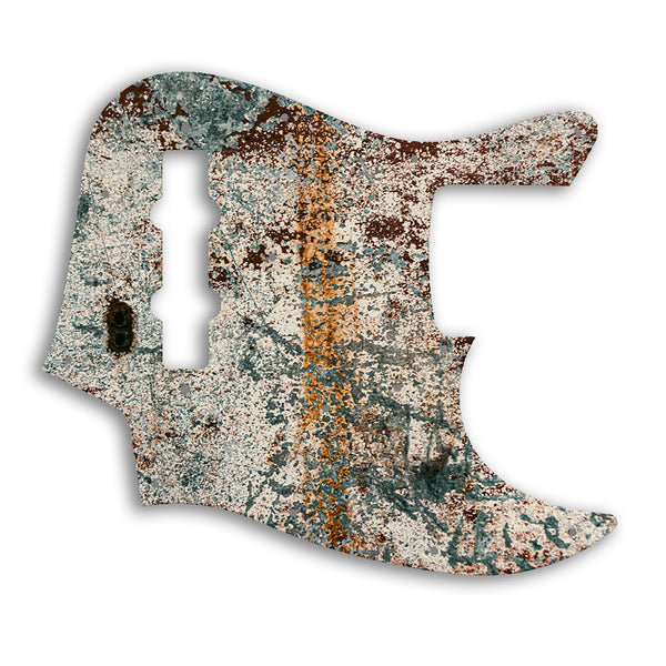 Fender Made In Japan Jazz Bass Custom Pickguard Scratchplate Rust Design