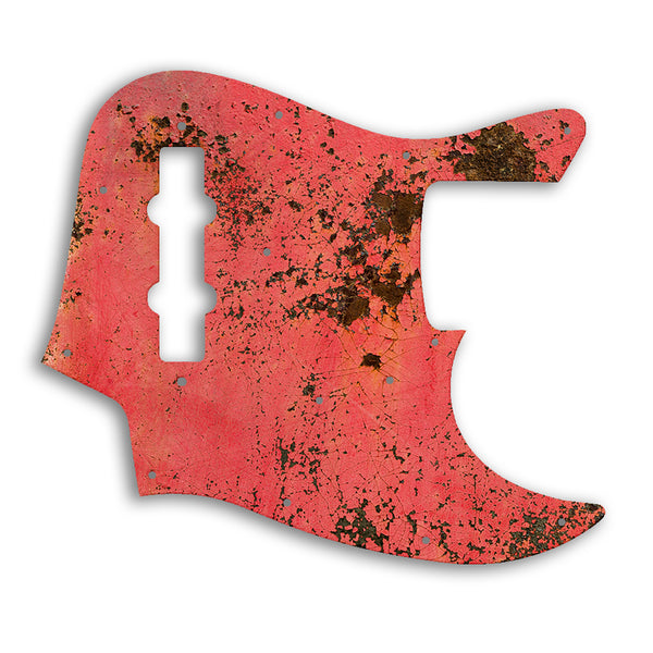 Fender Made In Japan Jazz Bass Custom Pickguard Scratchplate Rust Design