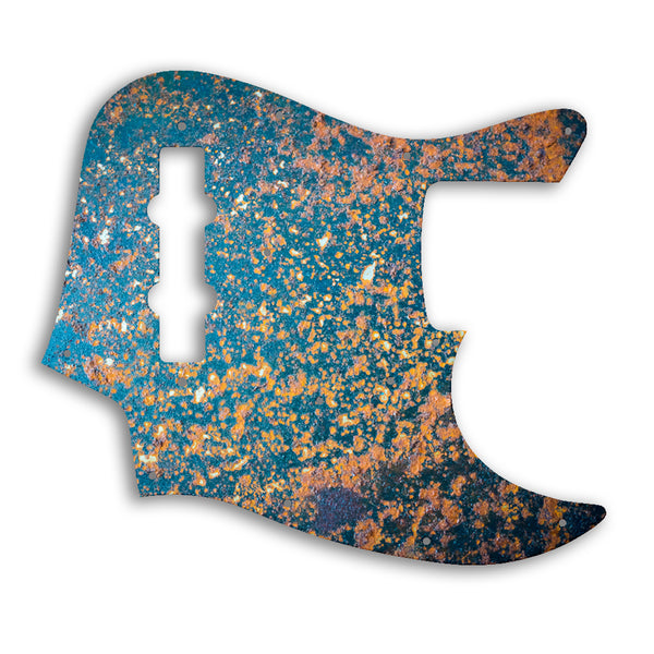 Fender Made In Japan Jazz Bass Custom Pickguard Scratchplate Rust Design