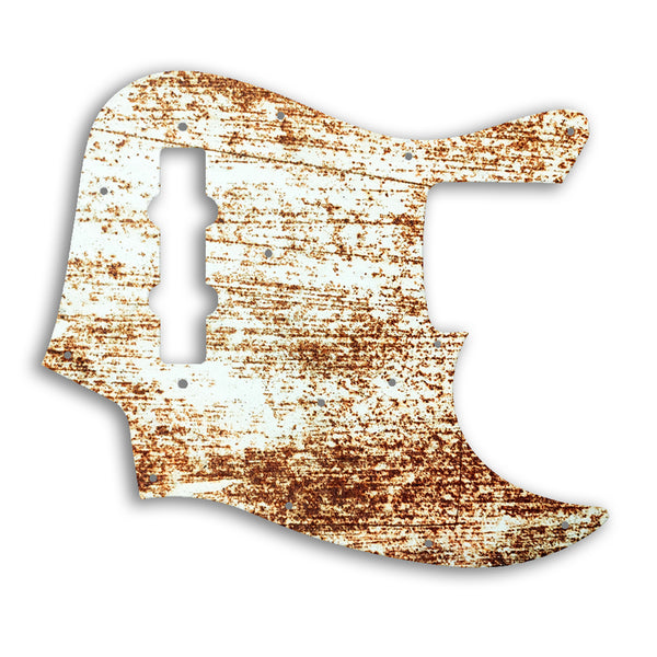 Fender Made In Japan Jazz Bass Custom Pickguard Scratchplate Rust Design