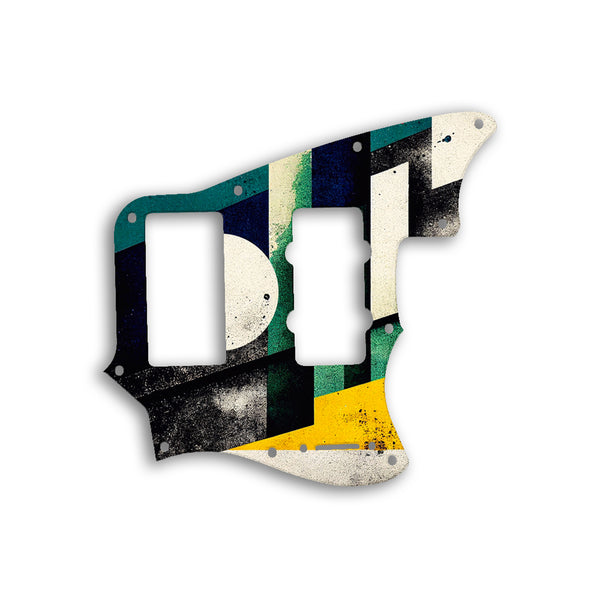 Fender Modern Player Marauder Custom Pickguard Scratchplate ABSTRACT Design