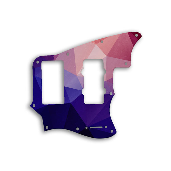 Fender Modern Player Marauder Custom Pickguard Scratchplate POLYGON Design