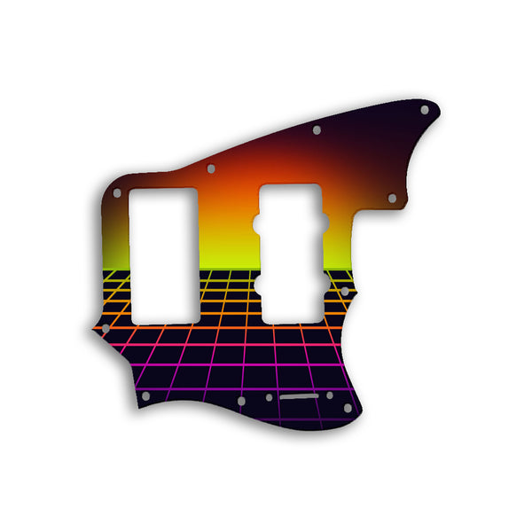 Fender Modern Player Marauder Custom Pickguard Scratchplate TRON Design