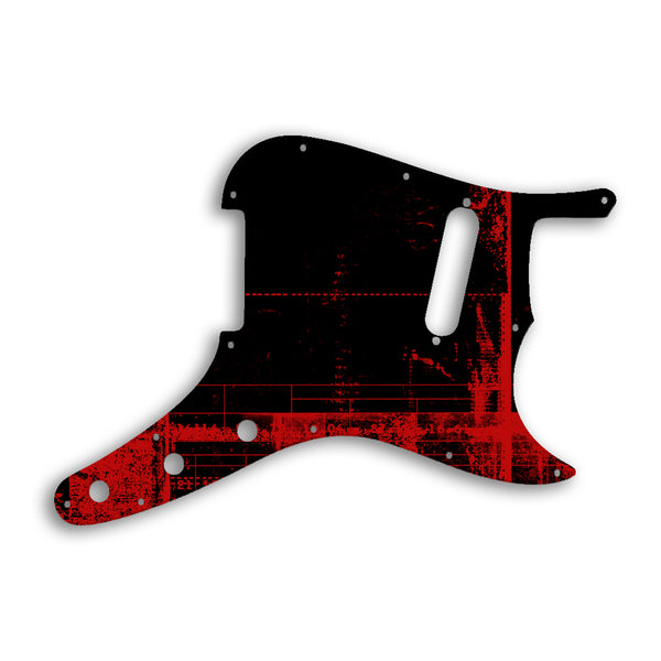 Fender Musicmaster 1957 - 1975 Custom Pickguard Scratchplate ABSTRACT Design