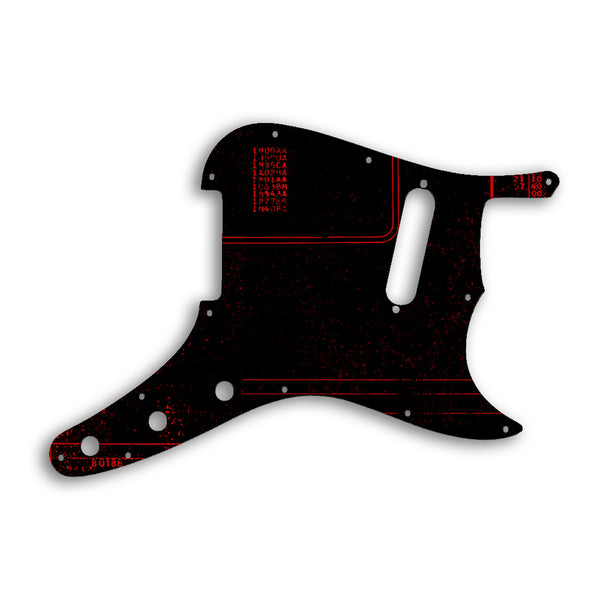 Fender Musicmaster 1957 - 1975 Custom Pickguard Scratchplate ABSTRACT Design