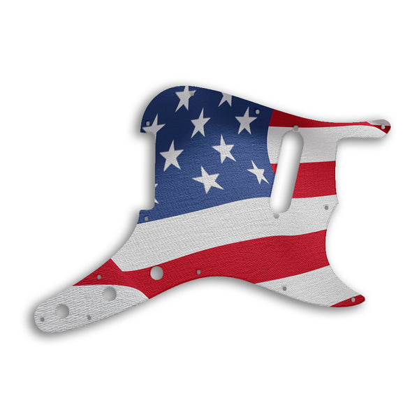 Fender Musicmaster 1957 - 1975 Custom Pickguard Scratchplate Flag Design