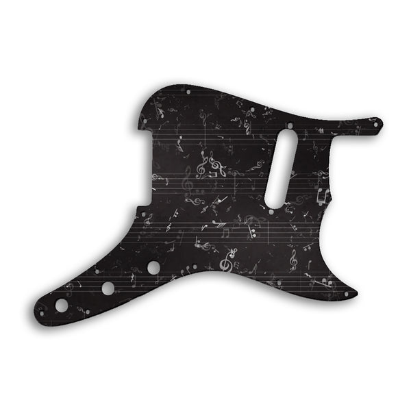 Fender Musicmaster 1957 - 1975 Custom Pickguard Scratchplate Music Design