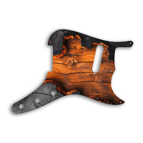 Fender Musicmaster 1957 - 1975 Custom Pickguard Scratchplate Wood Design