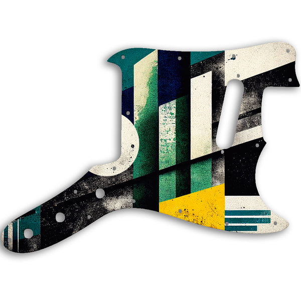 Fender Musicmaster 1976 - 1981 Custom Pickguard Scratchplate ABSTRACT Design