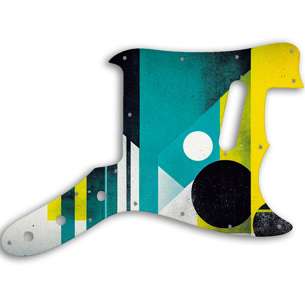 Fender Musicmaster 1976 - 1981 Custom Pickguard Scratchplate ABSTRACT Design