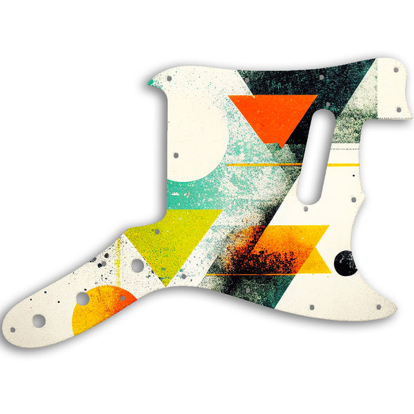 Fender Musicmaster 1976 - 1981 Custom Pickguard Scratchplate ABSTRACT Design