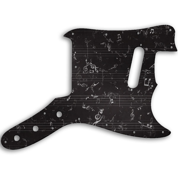 Fender Musicmaster 1976 - 1981 Custom Pickguard Scratchplate Music Design