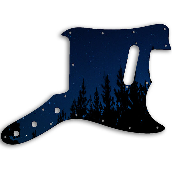 Fender Musicmaster 1976 - 1981 Custom Pickguard Scratchplate NIGHT Design