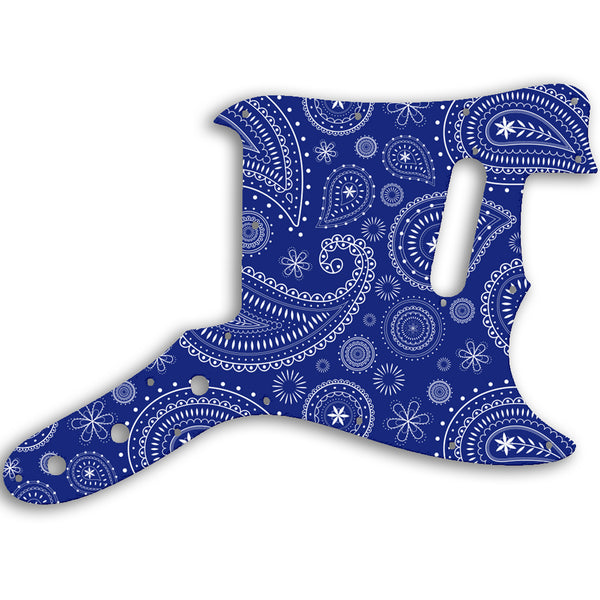 Fender Musicmaster 1976 - 1981 Custom Pickguard Scratchplate Paisley Design