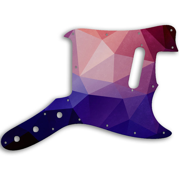 Fender Musicmaster 1976 - 1981 Custom Pickguard Scratchplate POLYGON Design