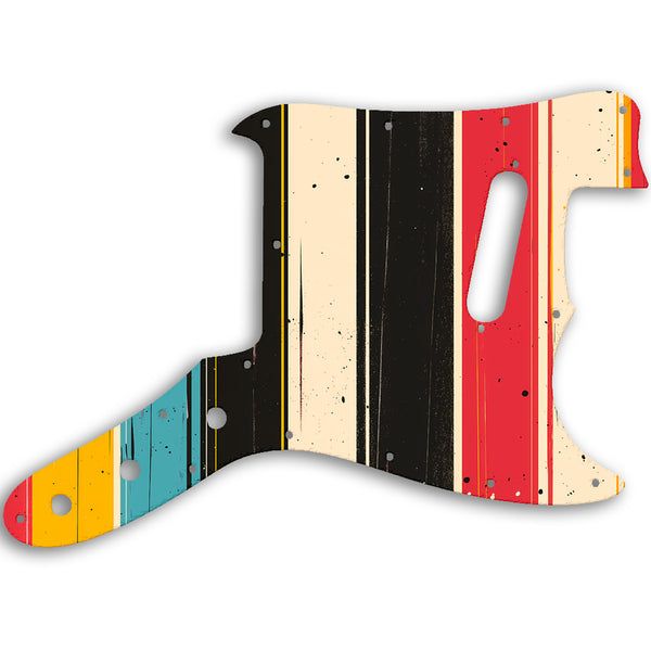 Fender Musicmaster 1976 - 1981 Custom Pickguard Scratchplate RETRO Design