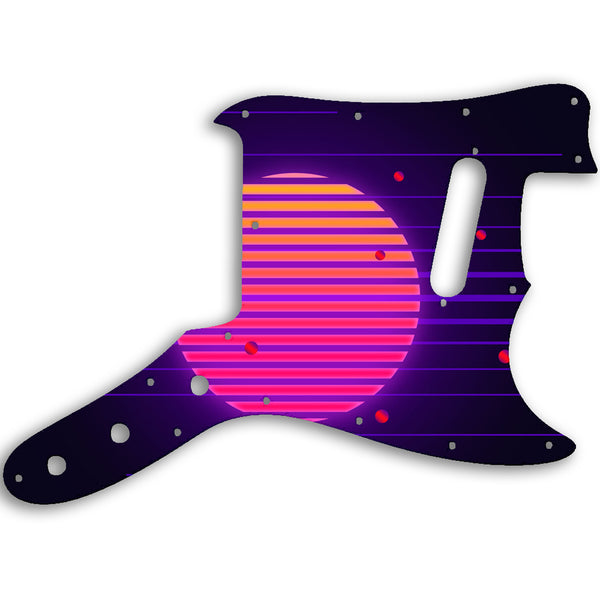 Fender Musicmaster 1976 - 1981 Custom Pickguard Scratchplate TRON Design