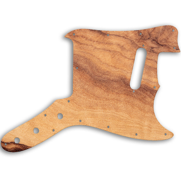 Fender Musicmaster 1976 - 1981 Custom Pickguard Scratchplate Wood Design