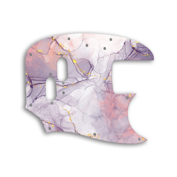 Fender Mustang Bass USA Vintage Custom Pickguard Scratchplate Marble Design