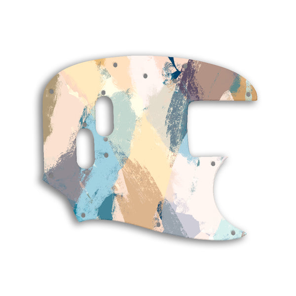 Fender Mustang Bass USA Vintage Custom Pickguard Scratchplate PAINT Design