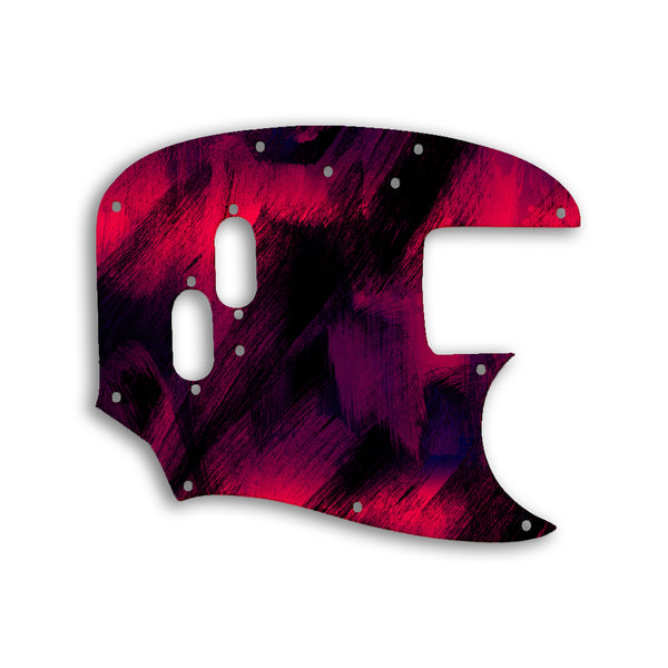 Fender Mustang Bass USA Vintage Custom Pickguard Scratchplate PAINT Design