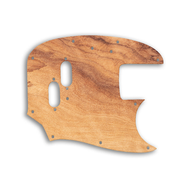 Fender Mustang Bass USA Vintage Custom Pickguard Scratchplate Wood Design