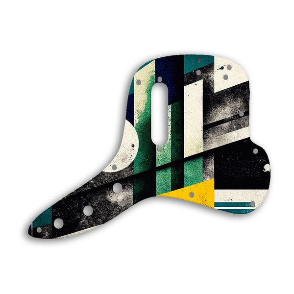 Fender Musicmaster Bass Custom Pickguard Scratchplate ABSTRACT Design