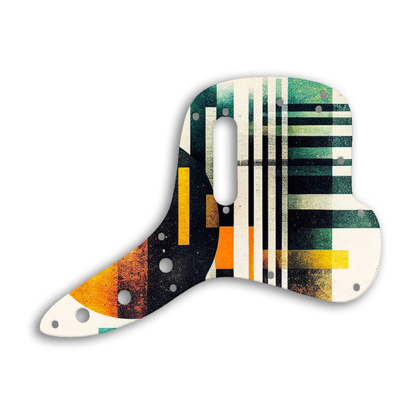 Fender Musicmaster Bass Custom Pickguard Scratchplate ABSTRACT Design