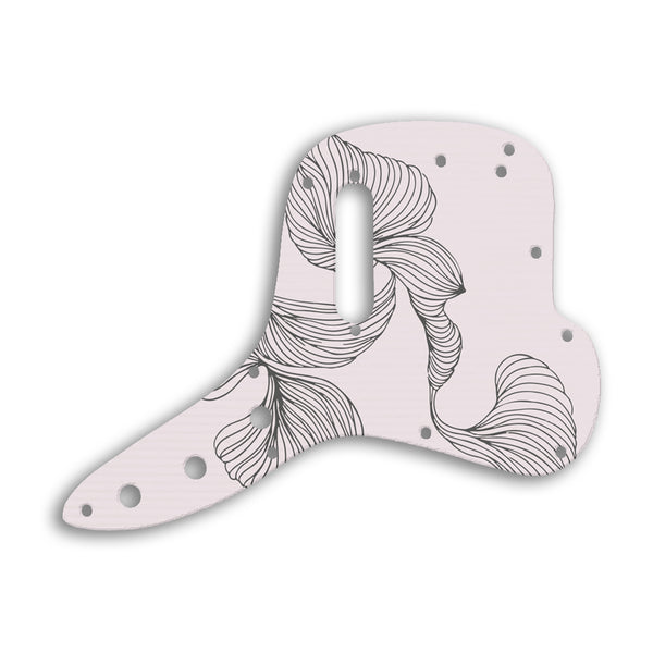 Fender Musicmaster Bass Custom Pickguard Scratchplate Line Design