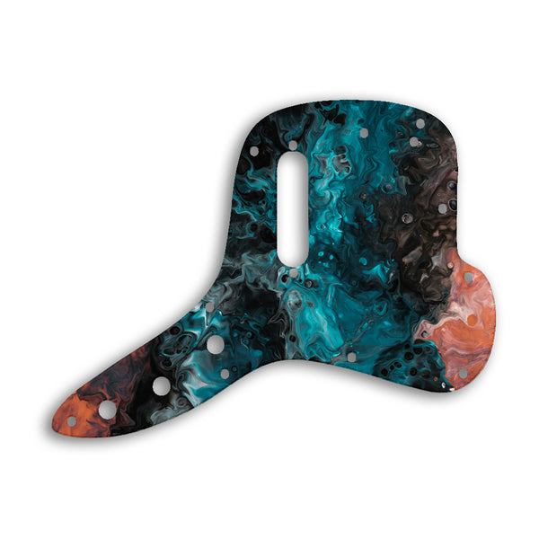 Fender Musicmaster Bass Custom Pickguard Scratchplate SWIRL Design