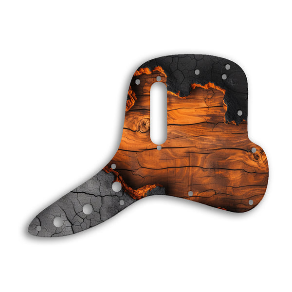 Fender Musicmaster Bass Custom Pickguard Scratchplate Wood Design