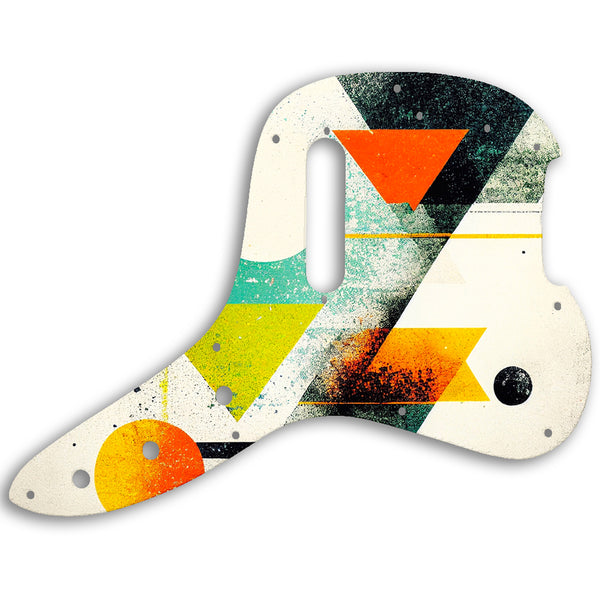 Fender Musicmaster Bass 1978 Custom Pickguard Scratchplate ABSTRACT Design