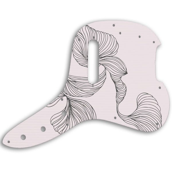 Fender Musicmaster Bass 1978 Custom Pickguard Scratchplate Line Design