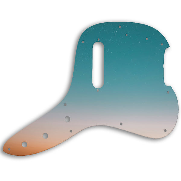 Fender Musicmaster Bass 1978 Custom Pickguard Scratchplate NIGHT Design