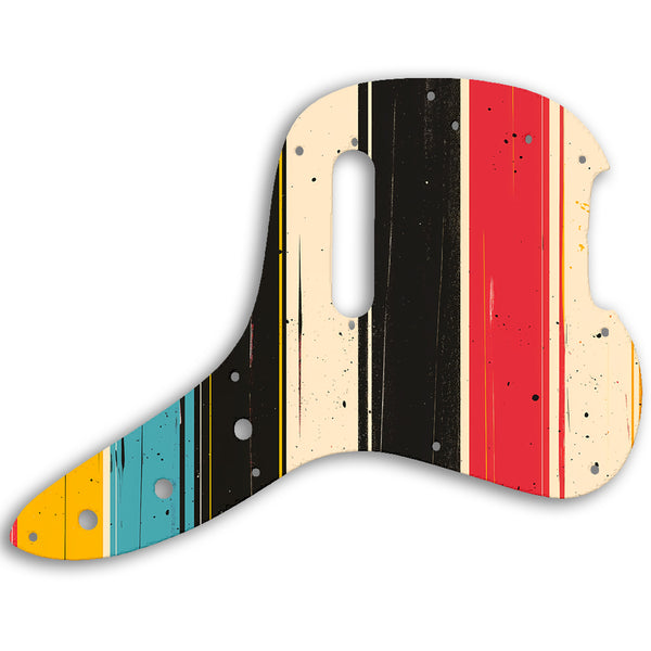 Fender Musicmaster Bass 1978 Custom Pickguard Scratchplate RETRO Design