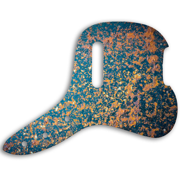 Fender Musicmaster Bass 1978 Custom Pickguard Scratchplate Rust Design