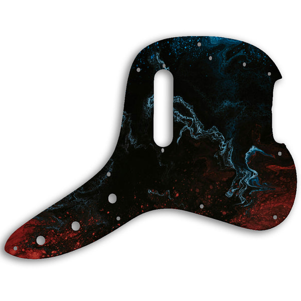 Fender Musicmaster Bass 1978 Custom Pickguard Scratchplate SWIRL Design