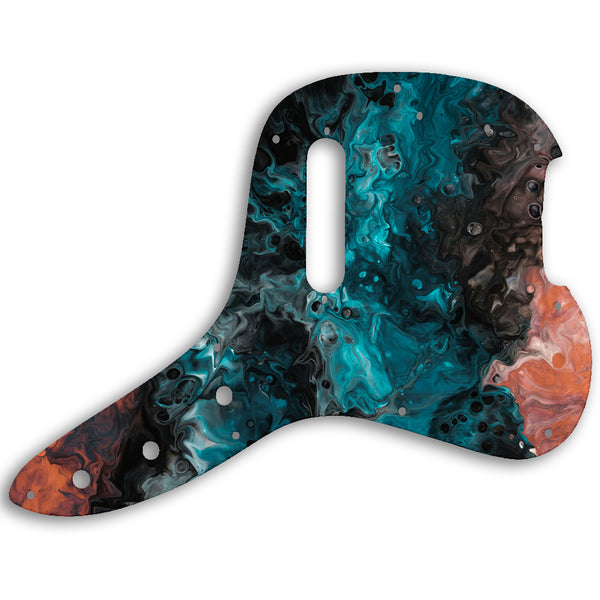 Fender Musicmaster Bass 1978 Custom Pickguard Scratchplate SWIRL Design