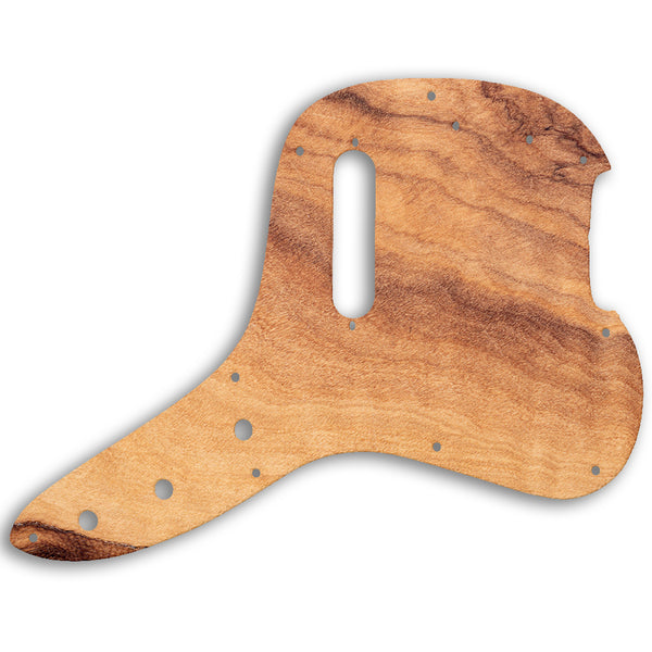 Fender Musicmaster Bass 1978 Custom Pickguard Scratchplate Wood Design