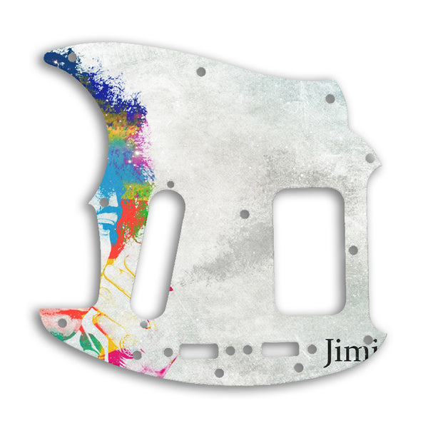 Fender Mustang Kurt Cobain Custom Pickguard Scratchplate Jimi Design