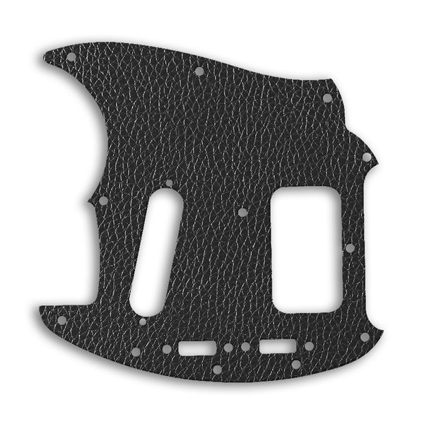 Fender Mustang Kurt Cobain Custom Pickguard Scratchplate Leather Design