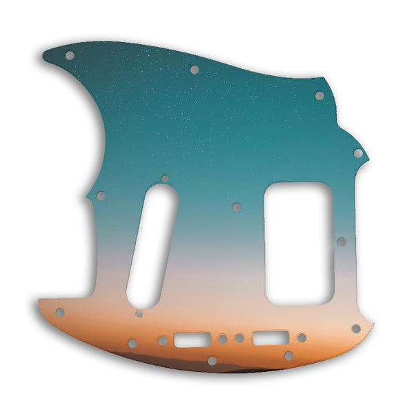 Fender Mustang Kurt Cobain Custom Pickguard Scratchplate NIGHT Design