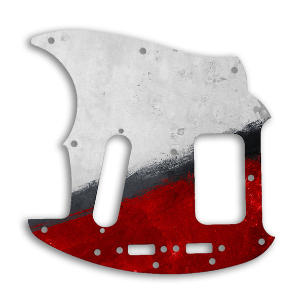 Fender Mustang Kurt Cobain Custom Pickguard Scratchplate PAINT Design