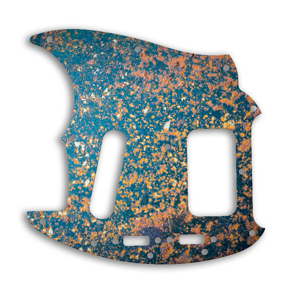 Fender Mustang Kurt Cobain Custom Pickguard Scratchplate Rust Design