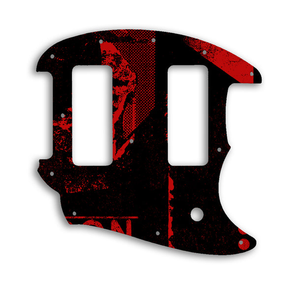 Fender Offset Series Mustang Custom Pickguard Scratchplate ABSTRACT Design