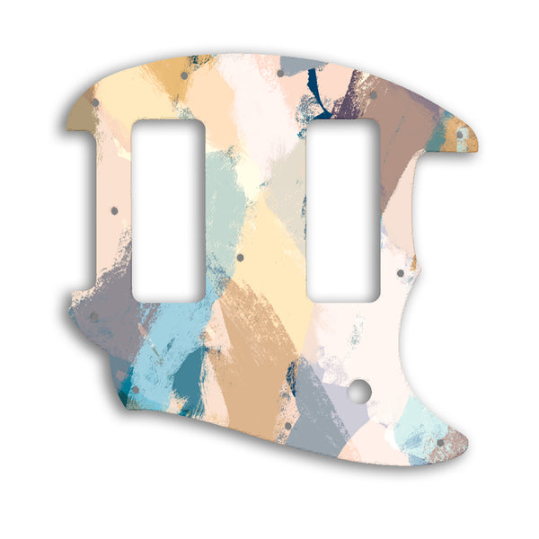 Fender Offset Series Mustang Custom Pickguard Scratchplate PAINT Design