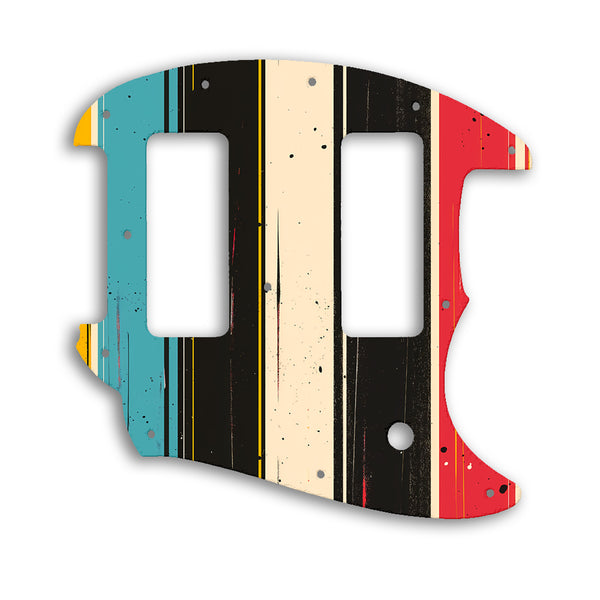 Fender Offset Series Mustang Custom Pickguard Scratchplate RETRO Design